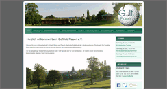 Desktop Screenshot of golfclub-plauen.de